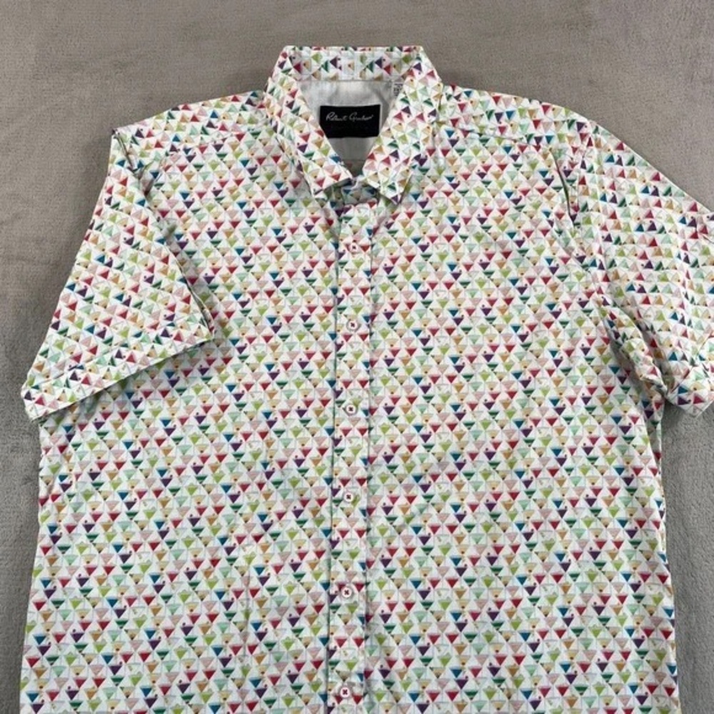 Robert Graham Multicolor Martini Men's Shirt